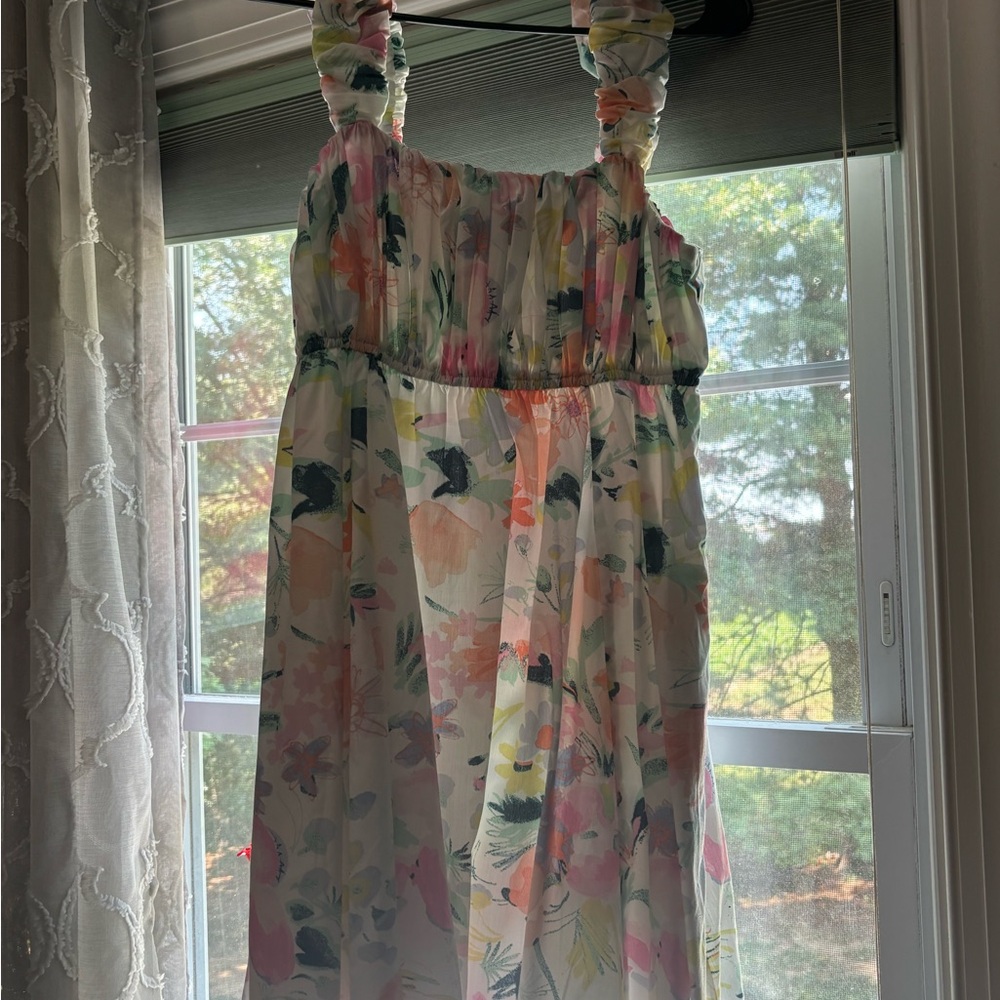 Abercrombie & Fitch for The Trevor Project Large Floral Sleeveless Dress